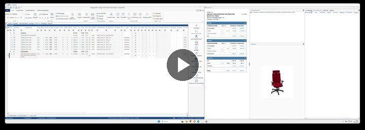Video: Infobereich und Positionsdetails